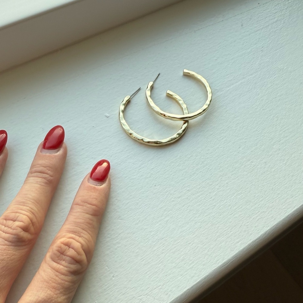 Gold Hoop Earrings